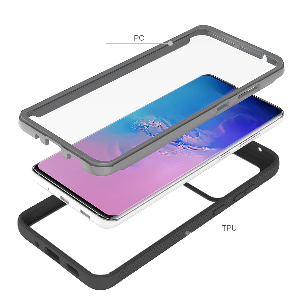 HX-SS-NOTE | Samsung Galaxy Note 20 / Note 10 / Note 9 / Note 8 Case | Protection Military Grade w/ KEY Mount & Carabiner -Black - Image 7