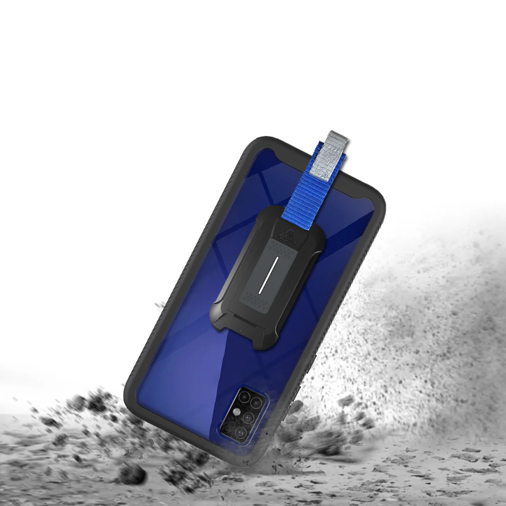 HX-SS20-M51 | Samsung Galaxy M51 Case | Protection Military Grade w/ KEY Mount & Carabiner -Black - Image 9
