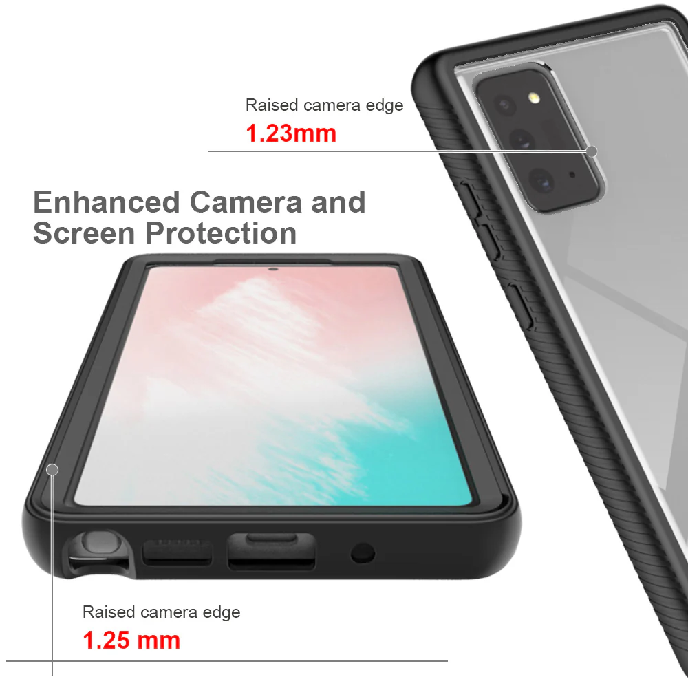 HX-SS20-N20 | Samsung Galaxy Note20 / Note20 5G Case | Protection Military Grade w/ KEY Mount & Carabiner - Image 10