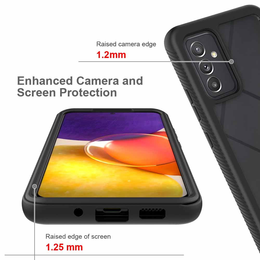 HX-SS21-A825G | Samsung Galaxy A82 5G Case | Protection Military Grade w/ KEY Mount & Carabiner -Black - Image 10