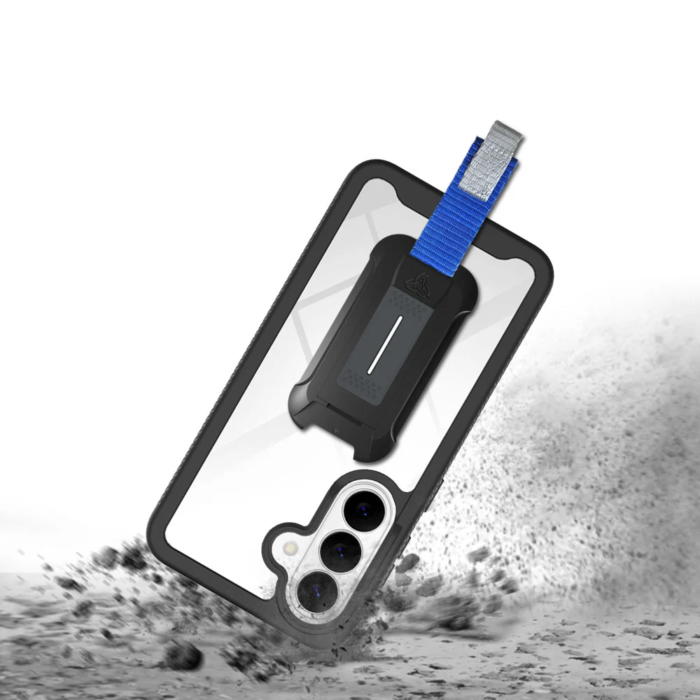 HX-SS26-S26P | Samsung Galaxy S26+ S26 Plus SM-S947 Case | Protection Military Grade w/ KEY Mount & Carabiner - Black - Image 9
