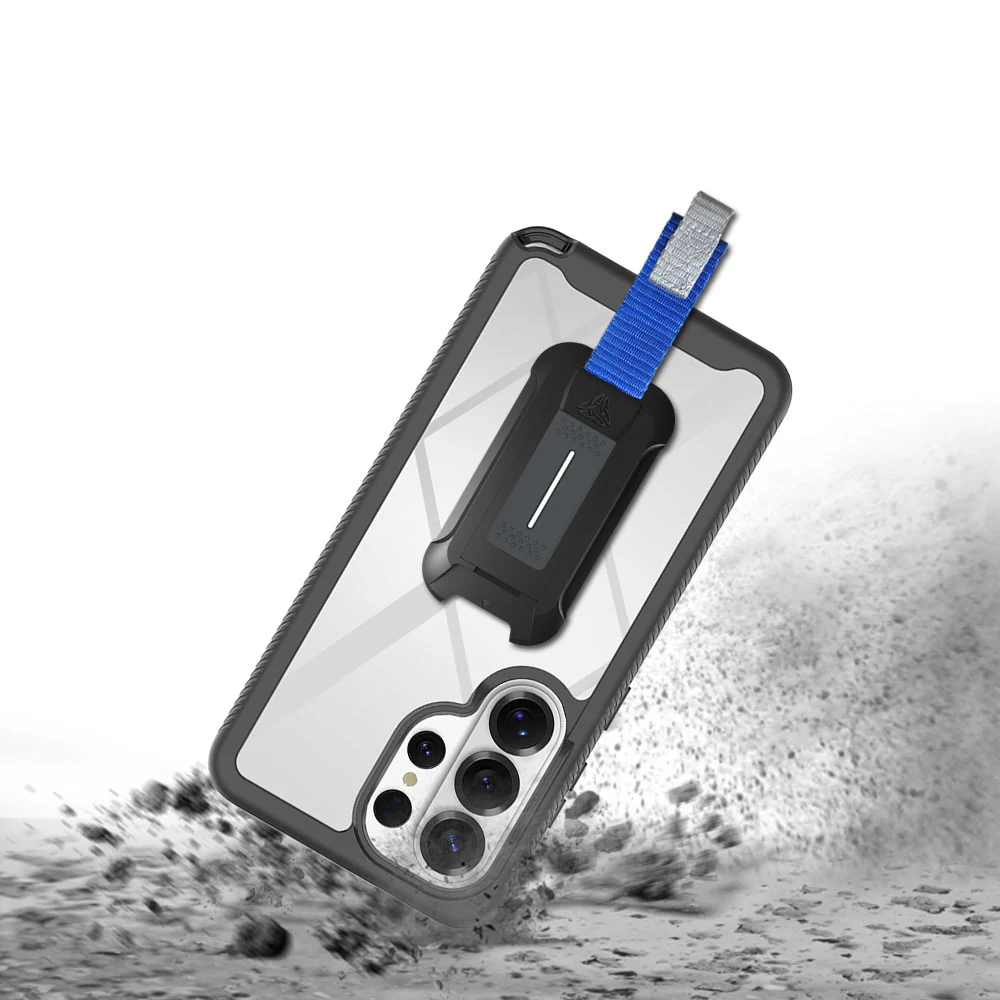 HX-SS26-S26U | Samsung Galaxy S26 Ultra SM-S948 Case | Protection Military Grade w/ KEY Mount & Carabiner - Black - Image 9