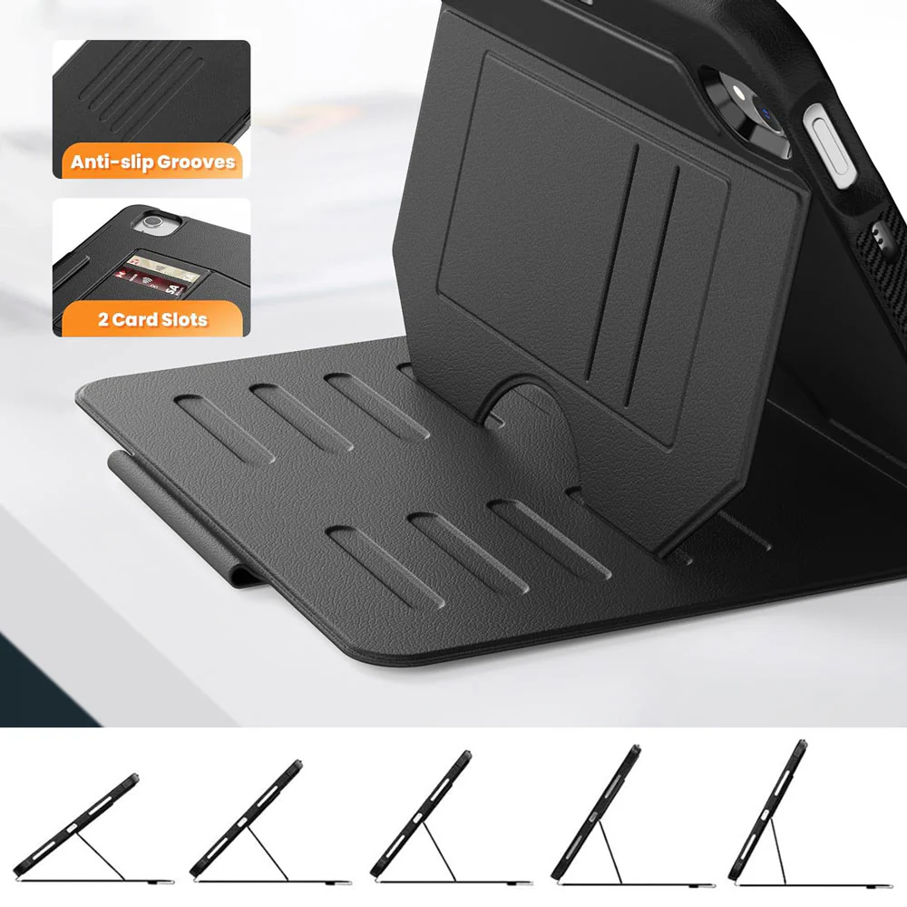 JCV-iPad-M6 | iPad mini 6 | Shockproof Full Protective Case with Magnetic Stand & Card Slots - Image 7