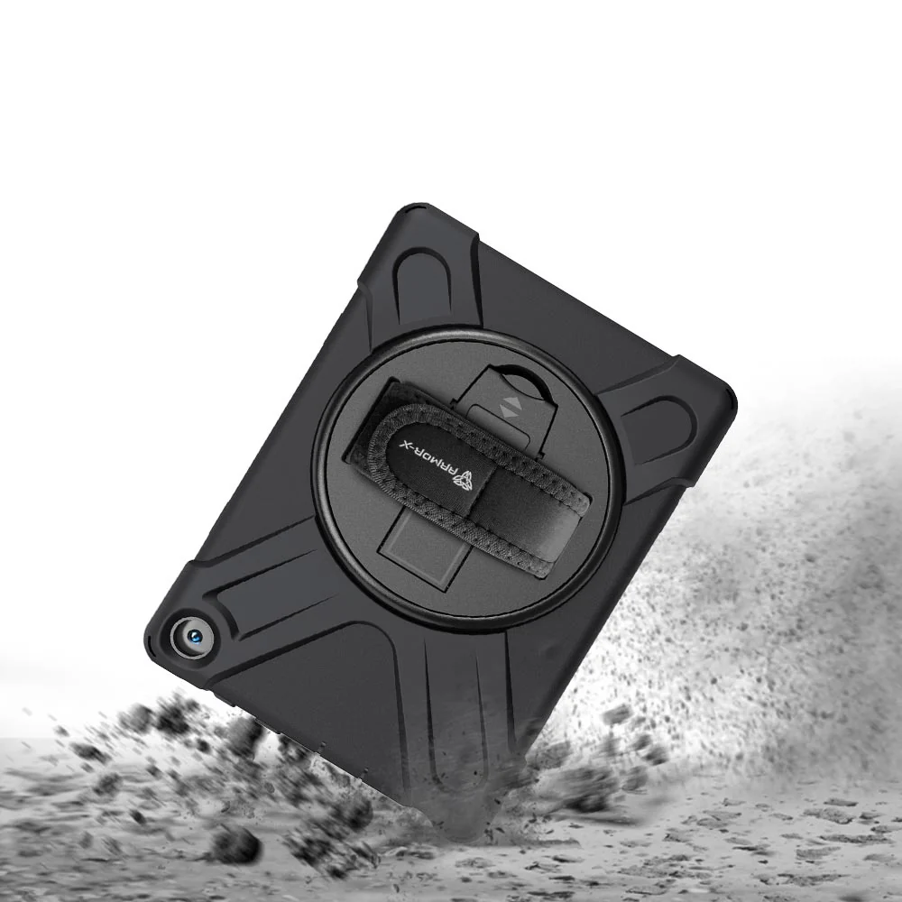 JLN-AZ-HD8 | Amazon Fire HD 8 2020 | Ultra 3 layers shockproof rugged case with hand strap and kick-stand - Image 7