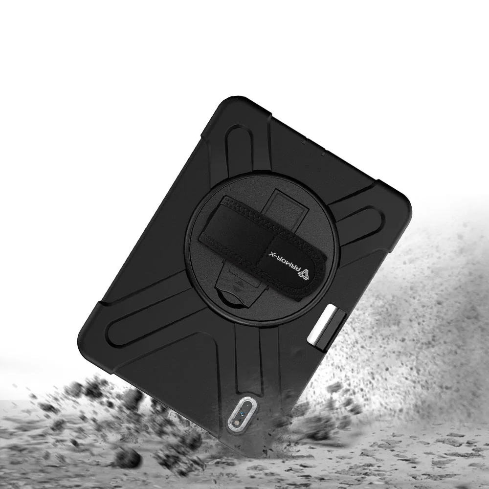 JLN-HW-MTPP-MRX | Huawei MatePad Pro 10.8 2019 (MRX-W09/W19 MRX-AL09/19) | Ultra 3 layers shockproof rugged case with hand strap and kick-stand - Image 7