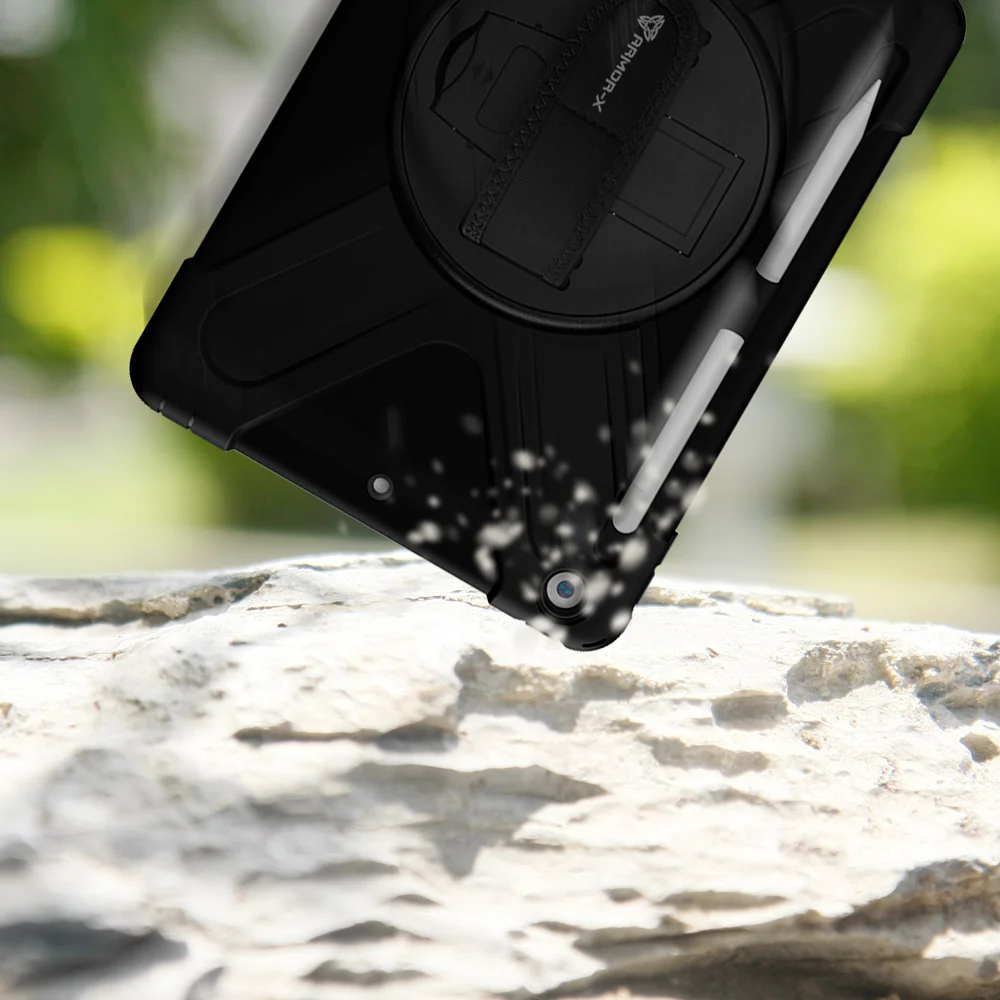 JLN-iPad-N4 | iPad 10.2 (7th & 8th & 9th Gen.) 2019 / 2020 / 2021 | Ultra 3 layers shockproof rugged case with hand strap and kick-stand & pen holder - Image 7