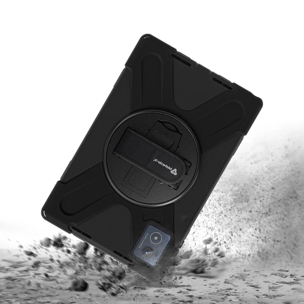 JLN-LN-K11PL | Lenovo Tab K11 Plus TB352 | Ultra 3 layers shockproof rugged case with hand strap & kick-stand - Image 7