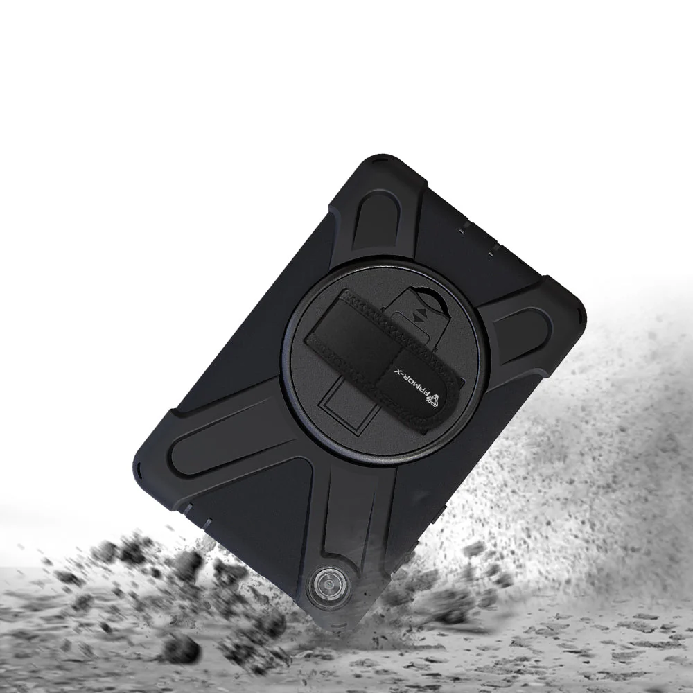 JLN-LN-M8HD | Lenovo Tab M8 (3rd Gen) TB-8506 | Ultra 3 layers shockproof rugged case with hand strap & kick-stand - Image 7