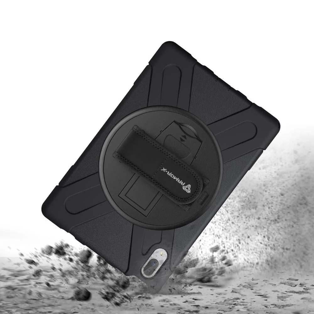JLN-LN-P11PRO | Lenovo Tab P11 Pro TB-J706 | Ultra 3 layers shockproof rugged case with hand strap & kick-stand - Image 7