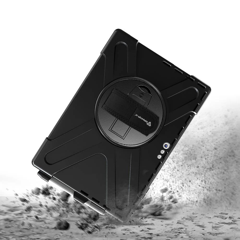 JLN-MS-SFPR*6 | Microsoft Surface Pro 6 | Ultra 3 layers shockproof rugged case with hand strap and kick-stand - Image 7
