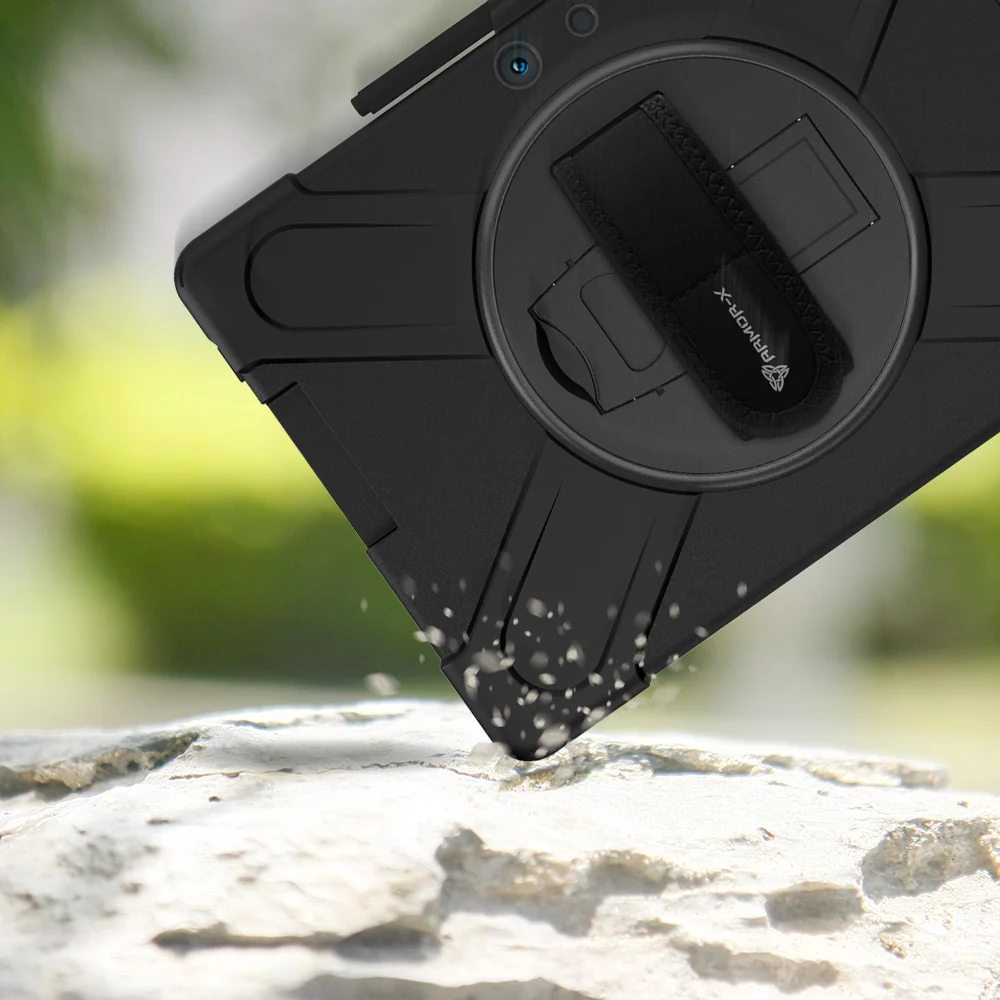 JLN-MS-SFPR*X | Microsoft Surface Pro X | Ultra 3 layers shockproof rugged case with hand strap and kick-stand - Image 9