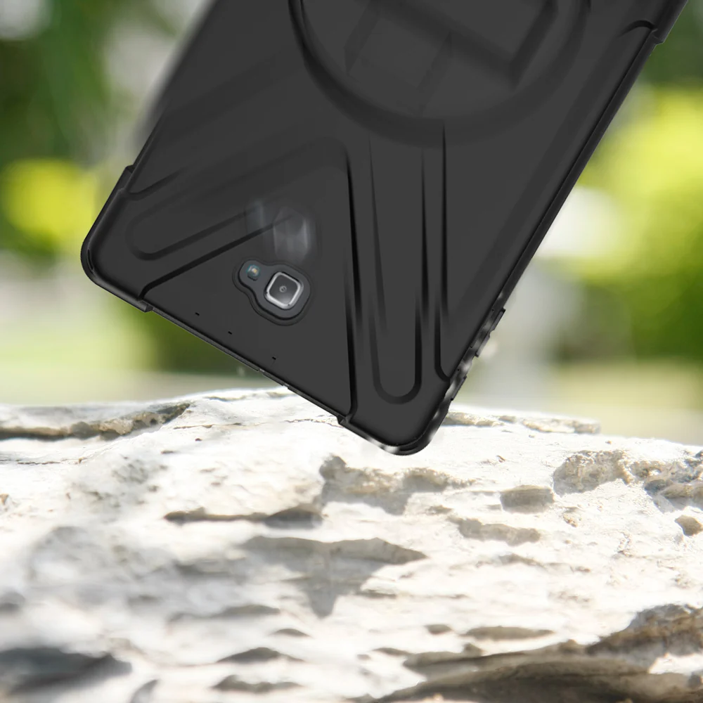 JLN-SS-P580 | Samsung Galaxy Tab A 10.1 P580 P585 | Ultra 3 layers shockproof rugged case with hand strap and kick-stand - Image 8
