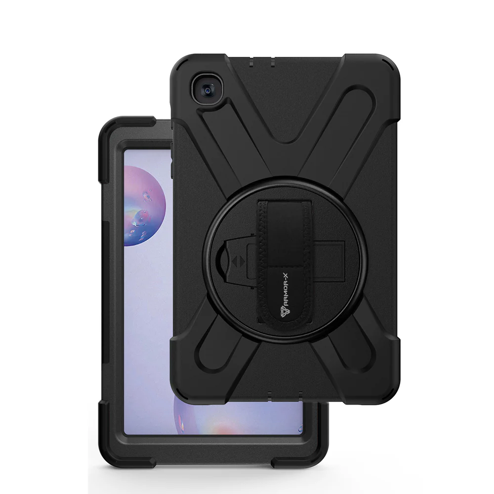 JLN-SS-T307 | Samsung Galaxy Tab A 8.4 (2020) SM-T307 | Ultra 3 layers shockproof rugged case with hand strap and kick-stand - Image 7