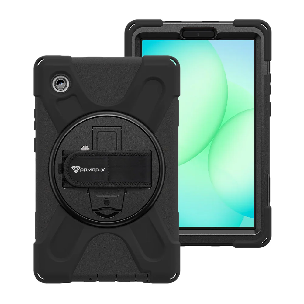 JLN-SS-X135 | Samsung Galaxy Tab A11 ( 8.7" ) SM-X133 / SM-X135 | Ultra 3 layers shockproof rugged case with hand strap and kick-stand - Image 9