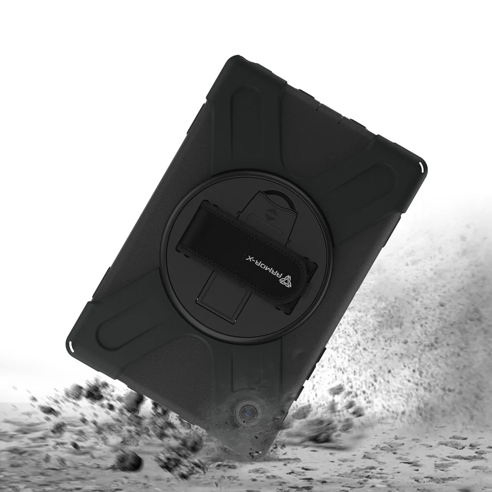 JLN-SS-X210 | Samsung Galaxy Tab A9+ A9 Plus ( 11" ) SM-X210 / SM-X215 / SM-X216 | Ultra 3 layers shockproof rugged case with hand strap and kick-stand - Image 7