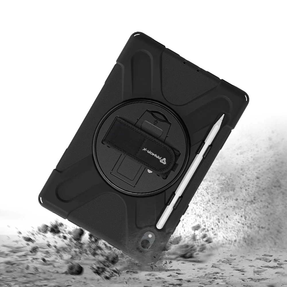 JLN-SS-X730 | Samsung Galaxy Tab S11 SM-X730 / X736 / X738 | Ultra 3 layers shockproof rugged case with hand strap and kick-stand - Image 6
