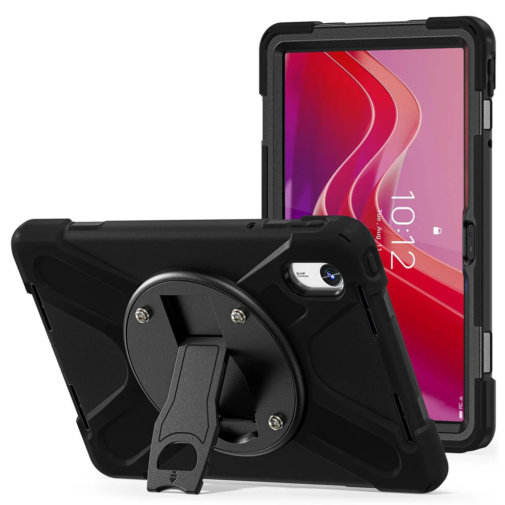 JVN-LN-M10-V3 | Lenovo Tab M10 ( Gen3 ) TB328 | Ultra 3 Layers Shockproof Rugged Case With VESA 75x75mm Mounting Holes & Kick-stand - Image 8
