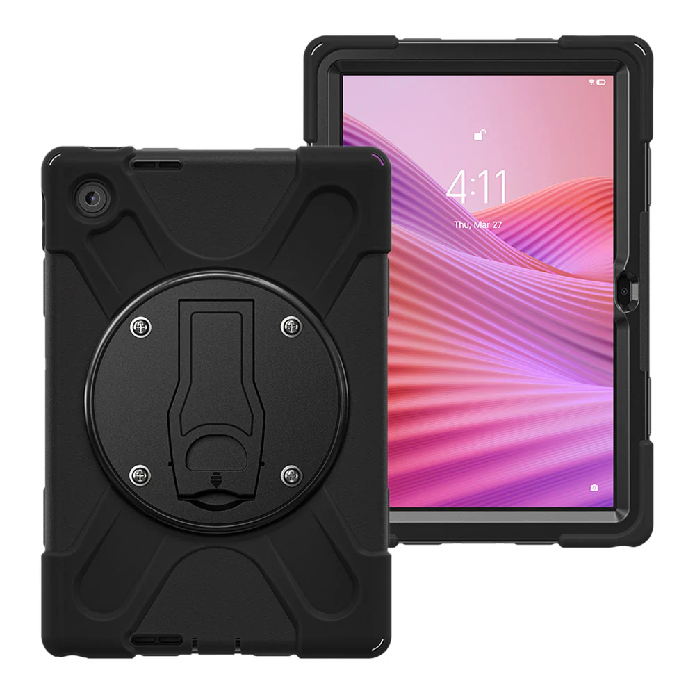 JVN-LN-TB311 | Lenovo Tab K10 Gen 2 TB311 / Lenovo Tab ( 10.1" TB311 ) | Ultra 3 Layers Shockproof Rugged Case With VESA 75x75mm Mounting Holes & Kick-stand