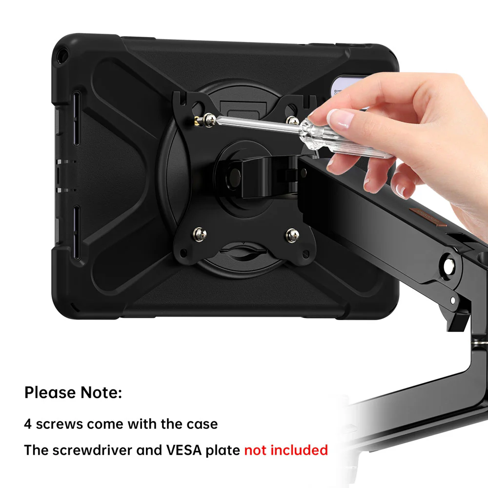 JVN-LN-TB311 | Lenovo Tab K10 Gen 2 TB311 / Lenovo Tab ( 10.1" TB311 ) | Ultra 3 Layers Shockproof Rugged Case With VESA 75x75mm Mounting Holes & Kick-stand - Image 2