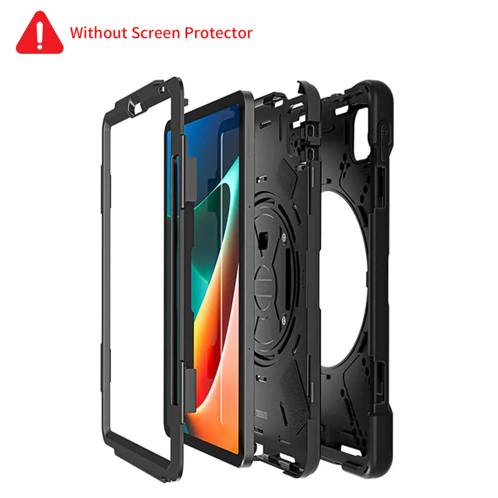 JVN-Mi-PAD5 | Xiaomi Mi Pad 5 / 5 Pro 11" | Ultra 3 Layers Shockproof Rugged Case With VESA 75x75mm Mounting Holes & Kick-stand - Image 6