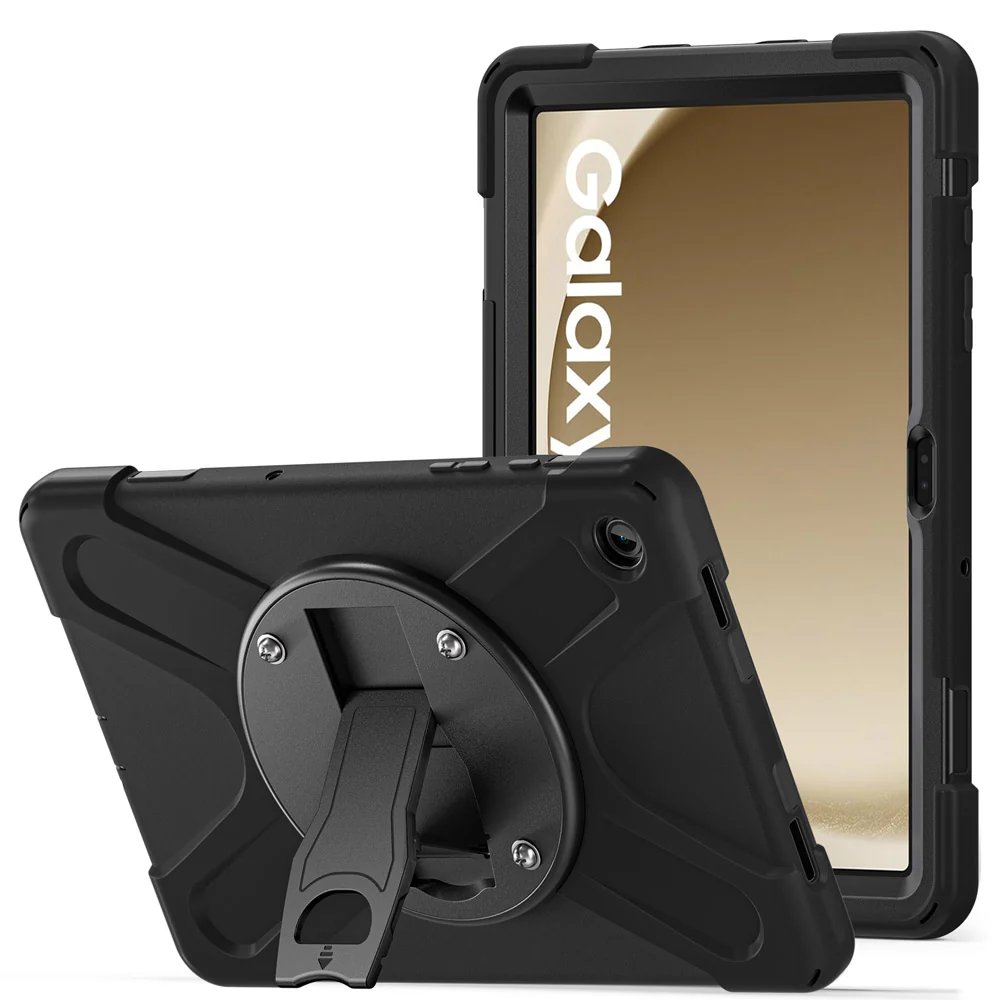 JVN-SS-X210 | Samsung Galaxy Tab A9+ A9 Plus ( 11" ) SM-X210 / SM-X215 / SM-X216 | Ultra 3 Layers Shockproof Rugged Case With VESA 75x75mm Mounting Holes & Kick-stand - Image 7