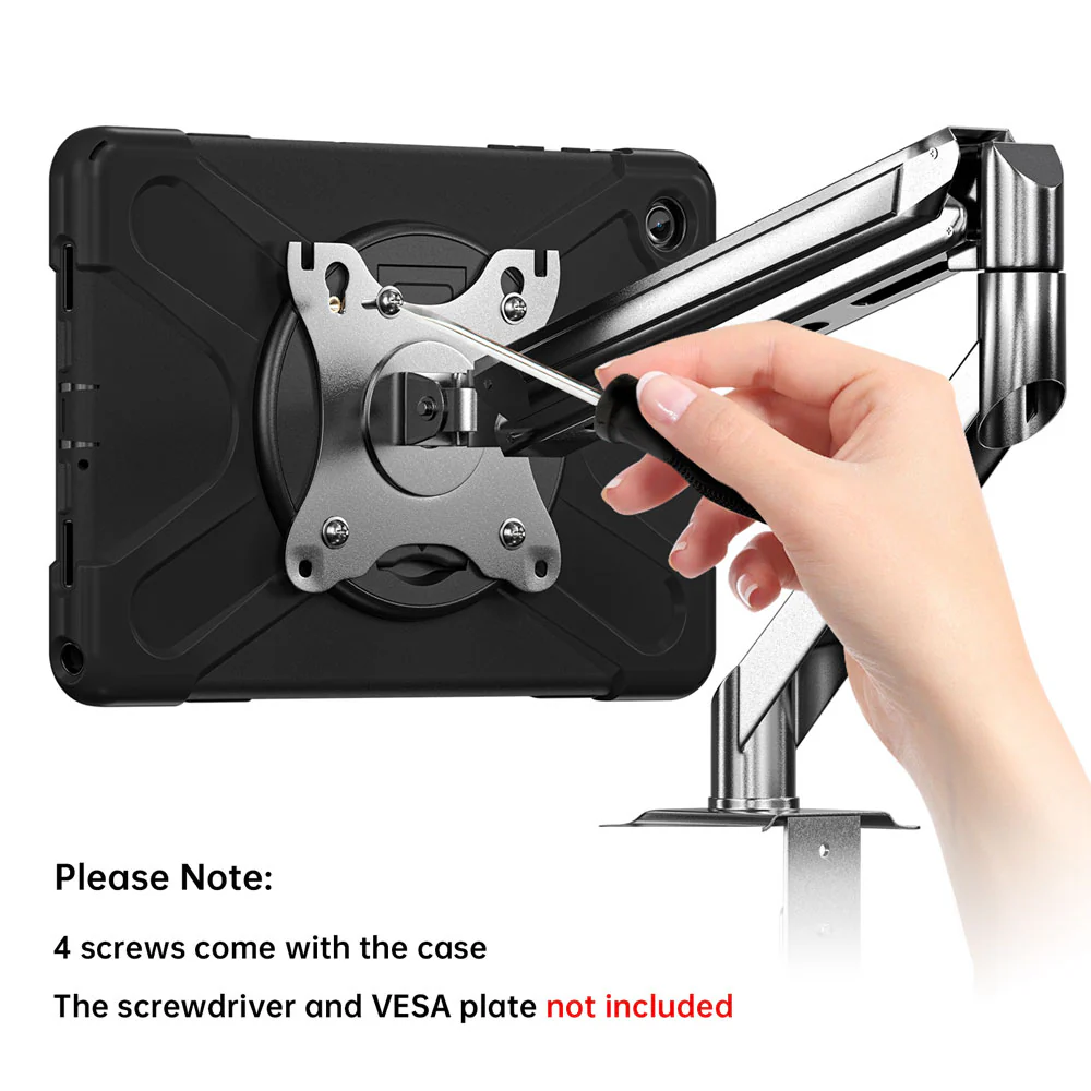 JVN-SS-X230 | Samsung Galaxy Tab A11+ A11 Plus ( 11" ) SM-X230 / SM-X235 / SM-X236 / SM-X238 | Ultra 3 Layers Shockproof Rugged Case With VESA 75x75mm Mounting Holes & Kick-stand - Image 2
