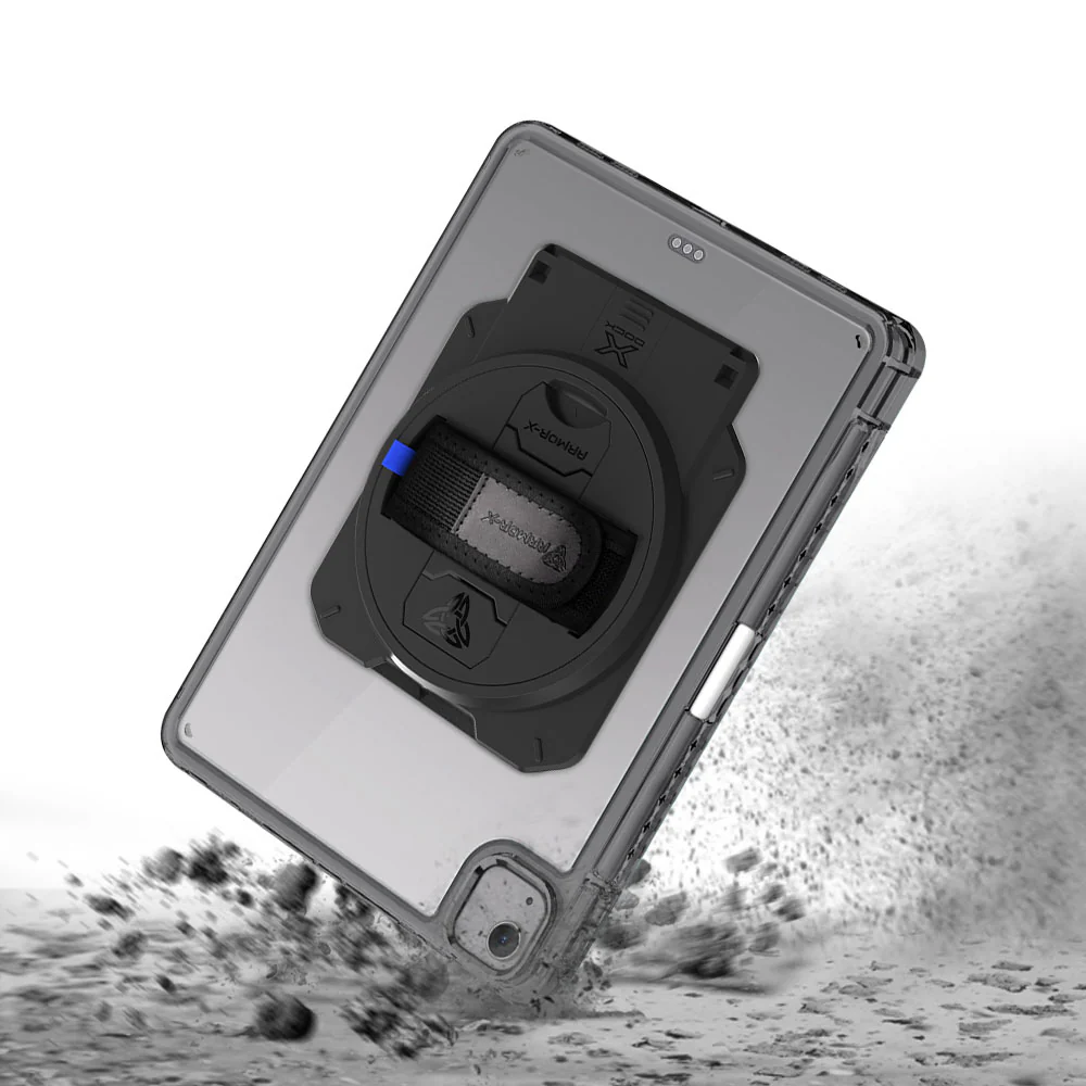 KAN-iPad-A5 | iPad Air 11 (M2) / (M3) / (M4) | Transparent Protective Rugged Case With X-DOCK Modular Eco-System - Image 11