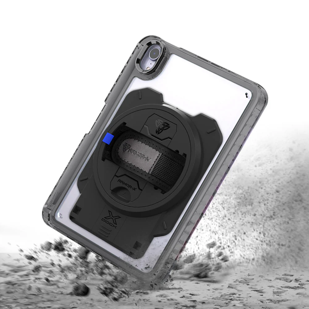 KAN-iPad-M6 | iPad mini 6 | Transparent Protective Rugged Case With X-DOCK Modular Eco-System - Image 9
