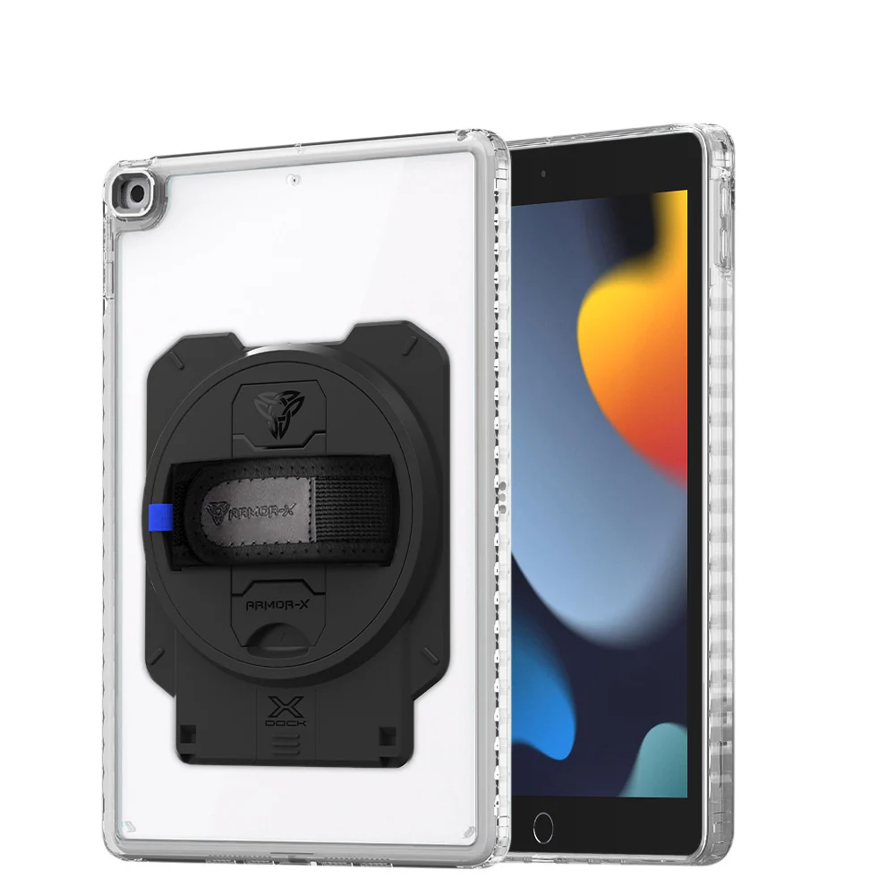KAN-iPad-N3 | iPad 10.2 (7th & 8th & 9th Gen.) 2019 / 2020 / 2021 | Transparent Protective Rugged Case With X-DOCK Modular Eco-System - Image 12