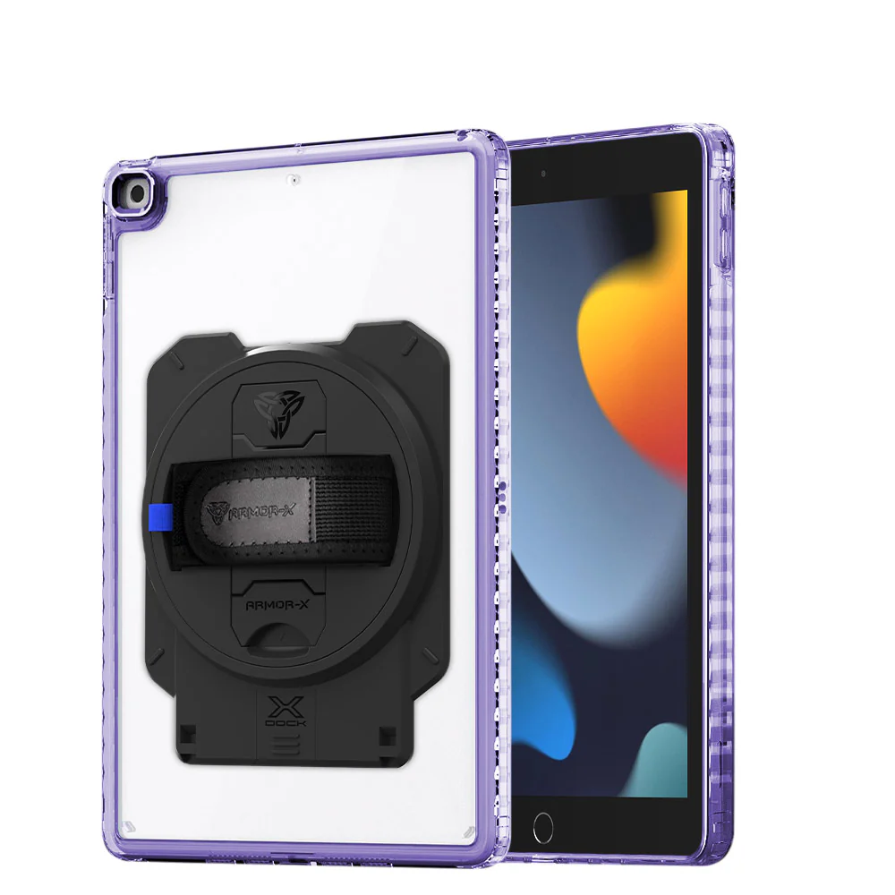 KAN-iPad-N3 | iPad 10.2 (7th & 8th & 9th Gen.) 2019 / 2020 / 2021 | Transparent Protective Rugged Case With X-DOCK Modular Eco-System - Image 14