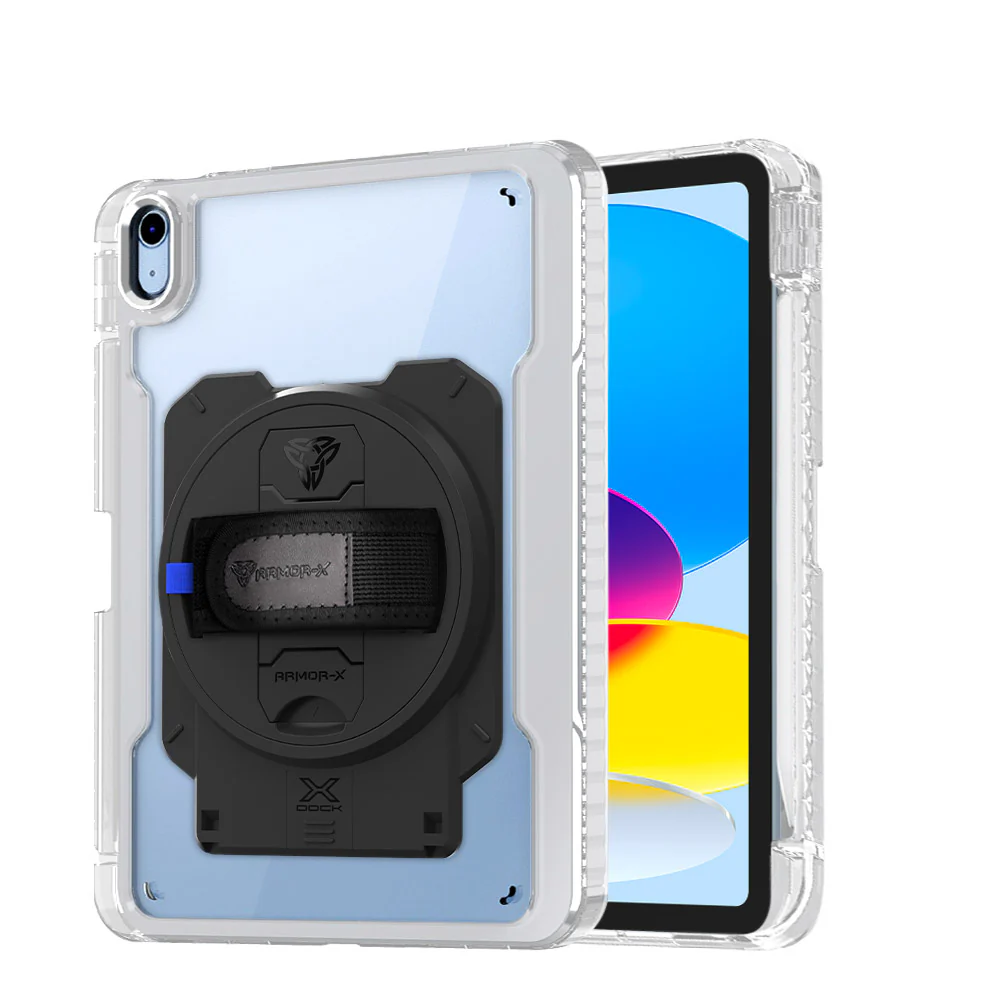 KAN-iPad-N5 | iPad 11-Inch (11th Gen / A16) | Transparent Protective Rugged Case With X-DOCK Modular Eco-System - Image 12