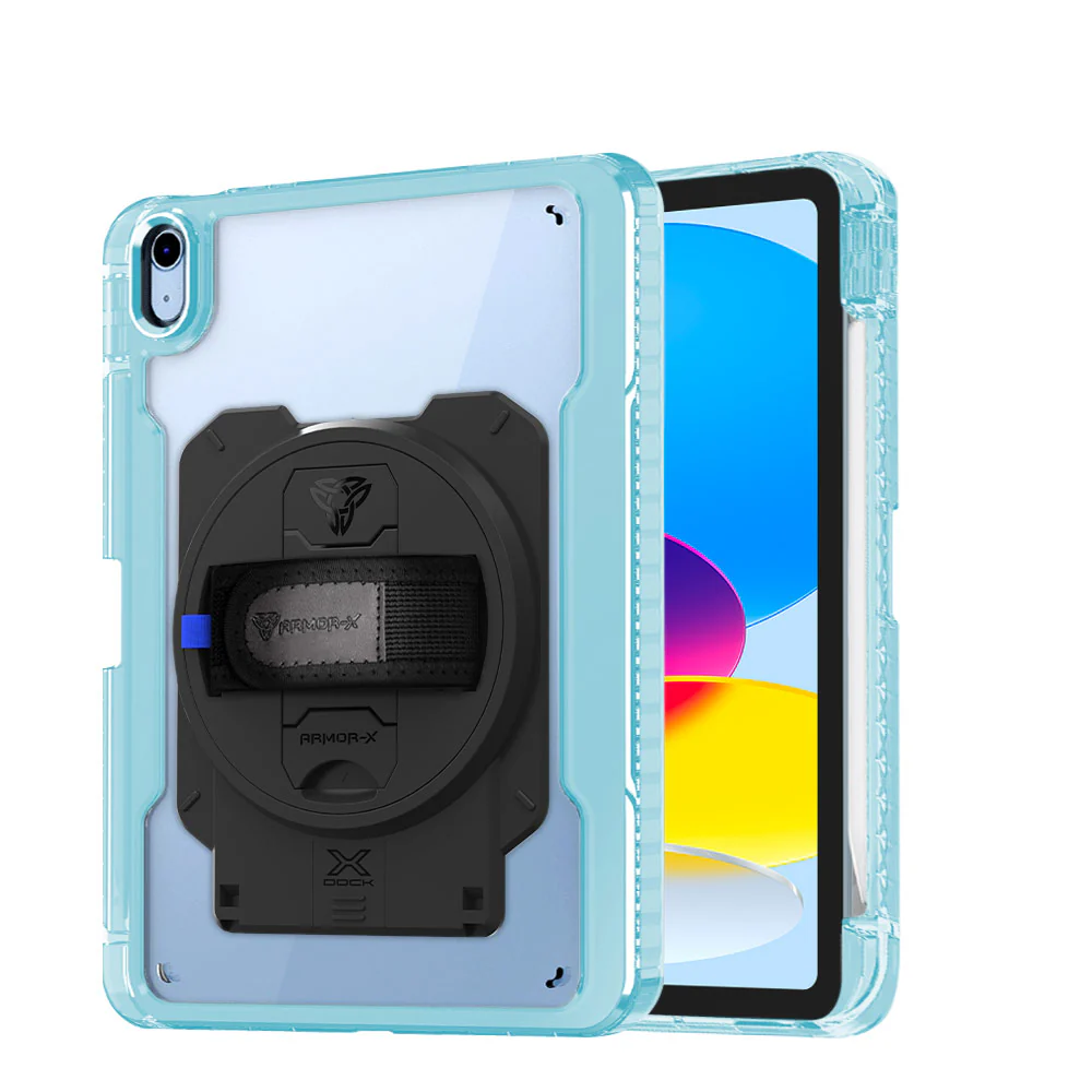KAN-iPad-N5 | iPad 11-Inch (11th Gen / A16) | Transparent Protective Rugged Case With X-DOCK Modular Eco-System - Image 13