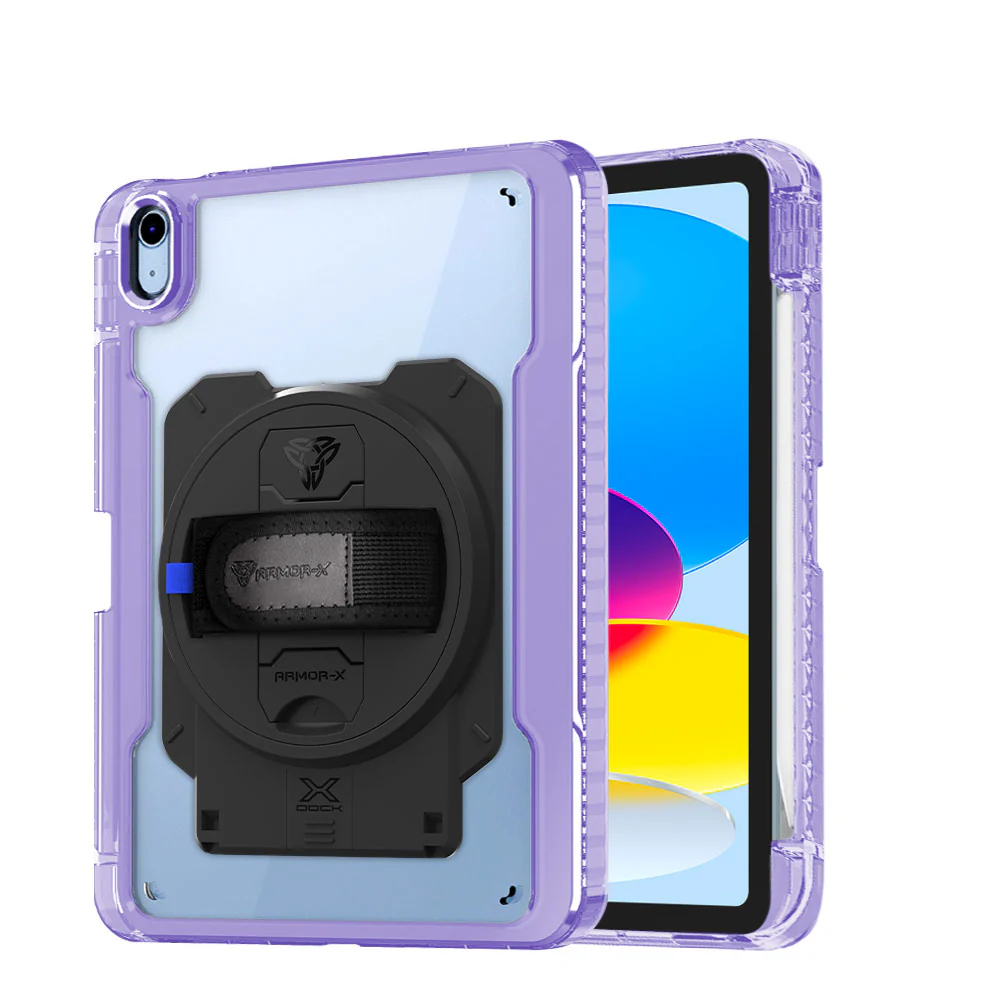 KAN-iPad-N5 | iPad 11-Inch (11th Gen / A16) | Transparent Protective Rugged Case With X-DOCK Modular Eco-System - Image 14
