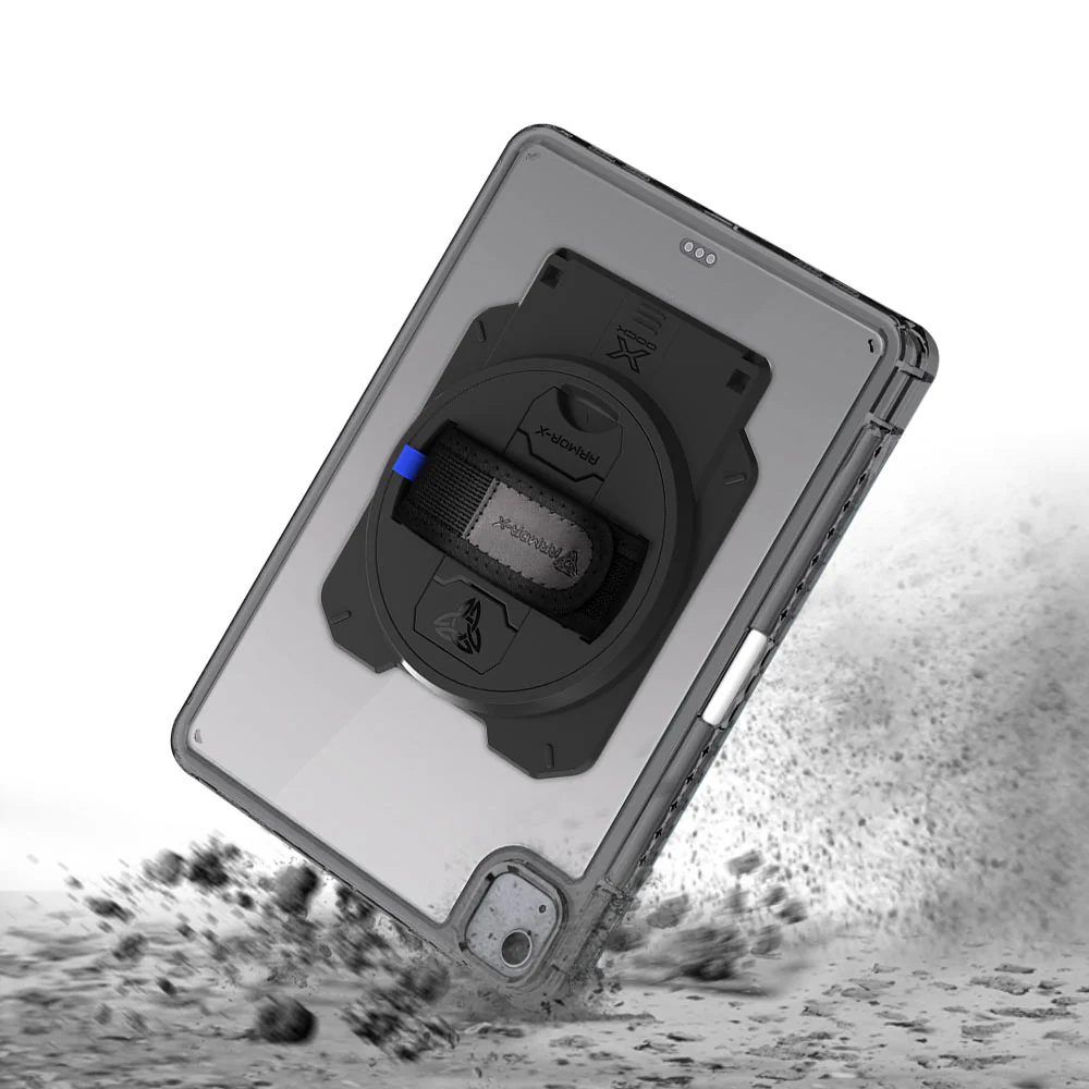 KAN-iPad-PR6 | iPad Air 4 2020 / iPad Air 5 2022 | Transparent Protective Rugged Case With X-DOCK Modular Eco-System - Image 11