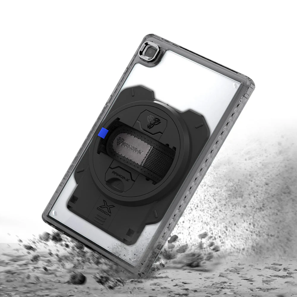 KAN-SS-T225 | Samsung Galaxy Tab A7 Lite SM-T225 / SM-T220 / SM-T225N / SM-T227U | Transparent Protective Rugged Case With X-DOCK Modular Eco-System - Image 9