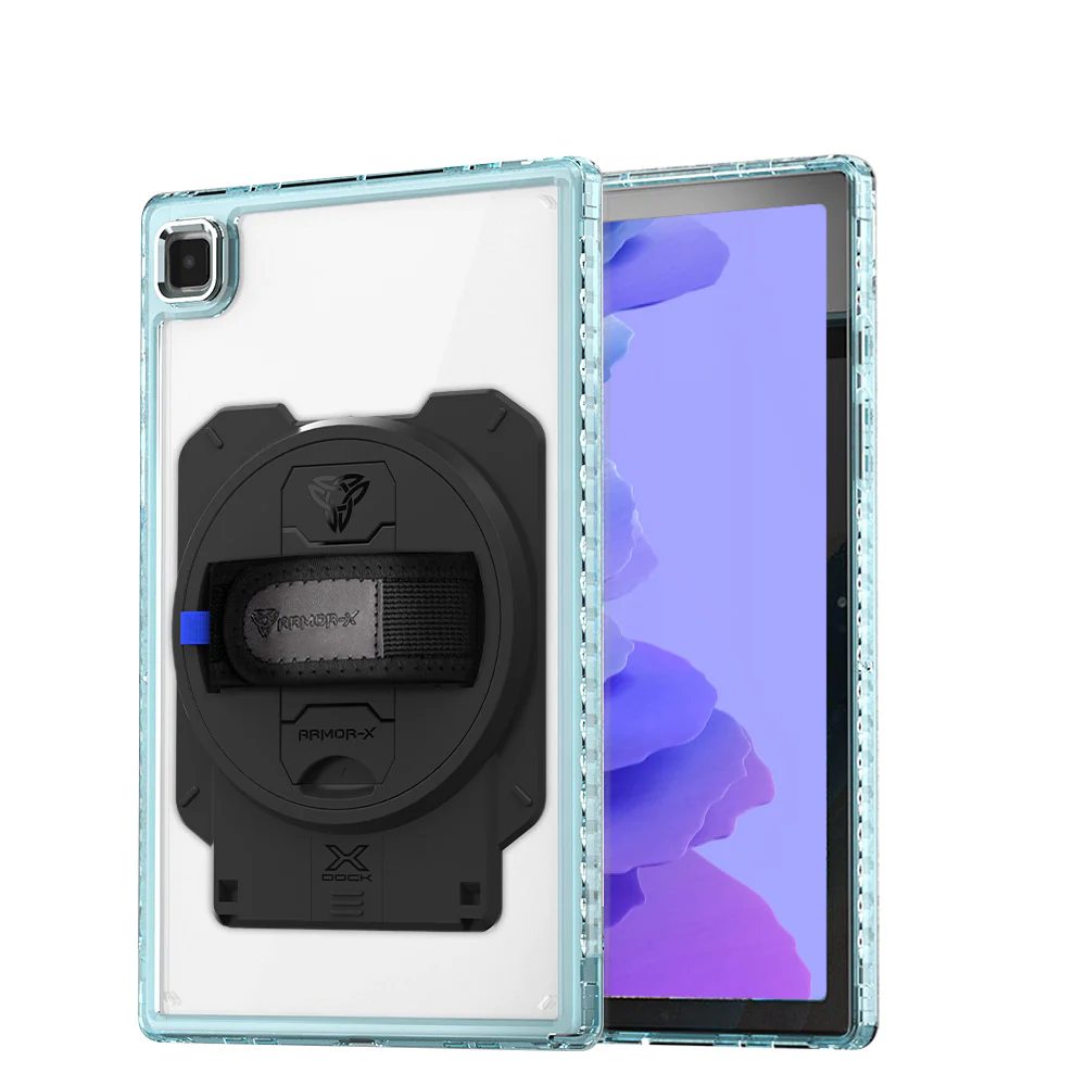 KAN-SS-T500 | Samsung Galaxy Tab A7 10.4 SM-T500 T505 T507 (2020) / A7 10.4 SM-T509 (2022) | Transparent Protective Rugged Case With X-DOCK Modular Eco-System - Image 13
