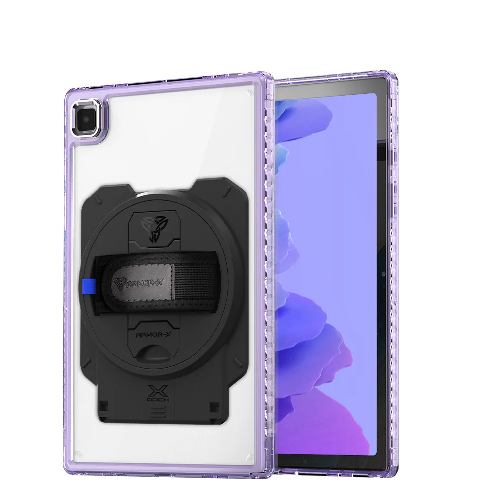 KAN-SS-T500 | Samsung Galaxy Tab A7 10.4 SM-T500 T505 T507 (2020) / A7 10.4 SM-T509 (2022) | Transparent Protective Rugged Case With X-DOCK Modular Eco-System - Image 14