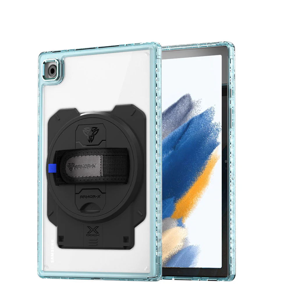KAN-SS-X205 | Samsung Galaxy Tab A8 SM-X200 / X205 | Transparent Protective Rugged Case With X-DOCK Modular Eco-System - Image 13