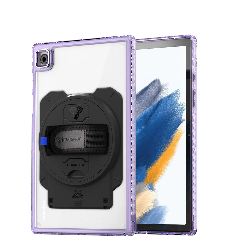 KAN-SS-X205 | Samsung Galaxy Tab A8 SM-X200 / X205 | Transparent Protective Rugged Case With X-DOCK Modular Eco-System - Image 14