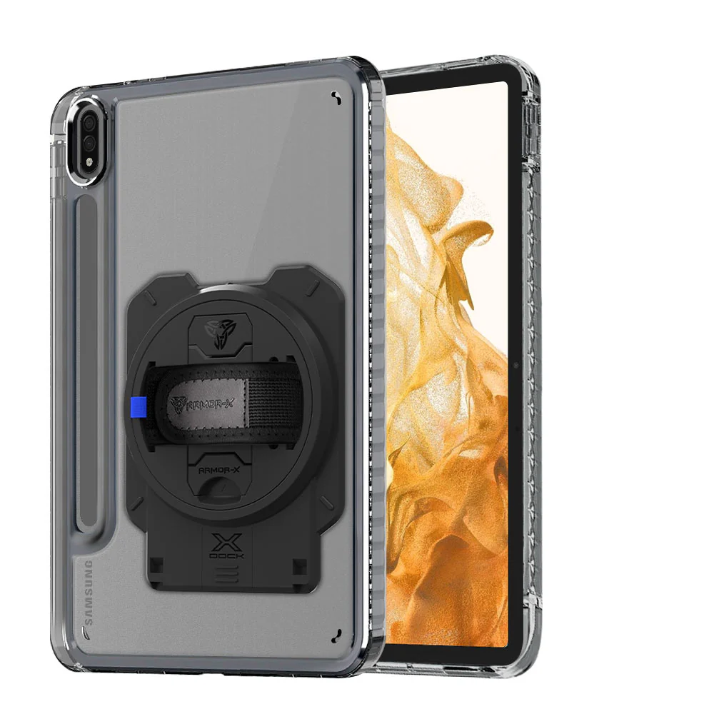 KAN-SS-X700 | Samsung Galaxy Tab S8 SM-X700 / SM-X706 | Transparent Protective Rugged Case With X-DOCK Modular Eco-System