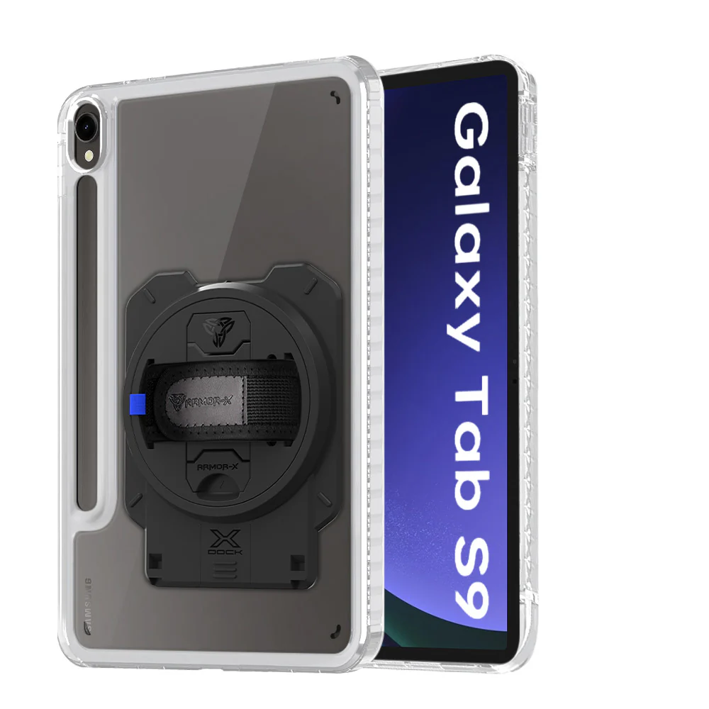 KAN-SS-X710 | Samsung Galaxy Tab S9 SM-X710 / X716 / X718 | Transparent Protective Rugged Case With X-DOCK Modular Eco-System - Image 12