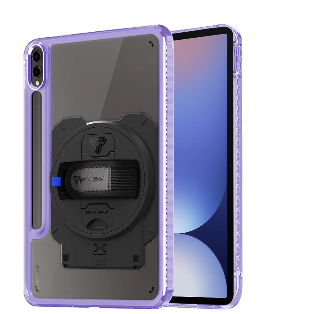 KAN-SS-X810 | Samsung Galaxy Tab S10+ S10 Plus SM-X820 / X826B | Transparent Protective Rugged Case With X-DOCK Modular Eco-System - Image 15