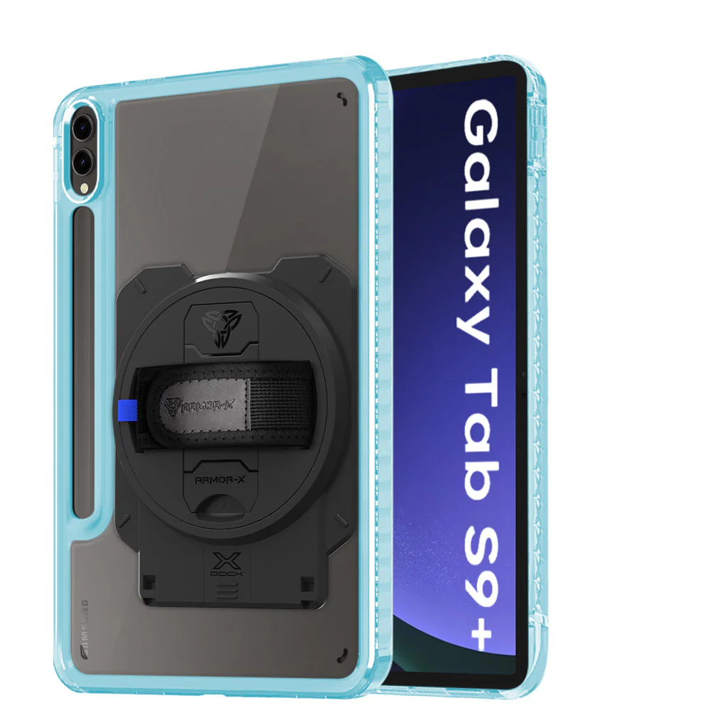 KAN-SS-X810 | Samsung Galaxy Tab S9+ S9 Plus SM-X810 / X816 / X818 | Transparent Protective Rugged Case With X-DOCK Modular Eco-System - Image 13