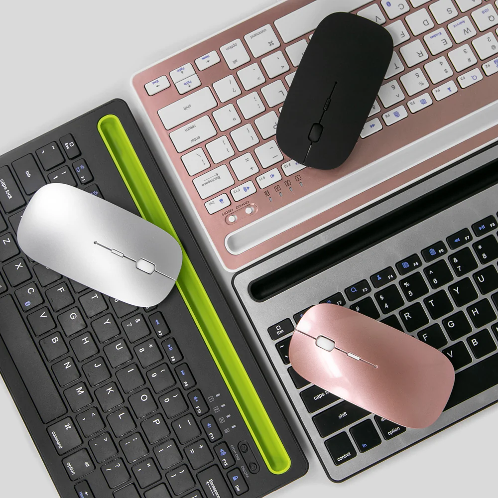 KBA-05 | Dual Channel Bluetooth Keyboard w/ Phone & Tablet Holder - Image 8
