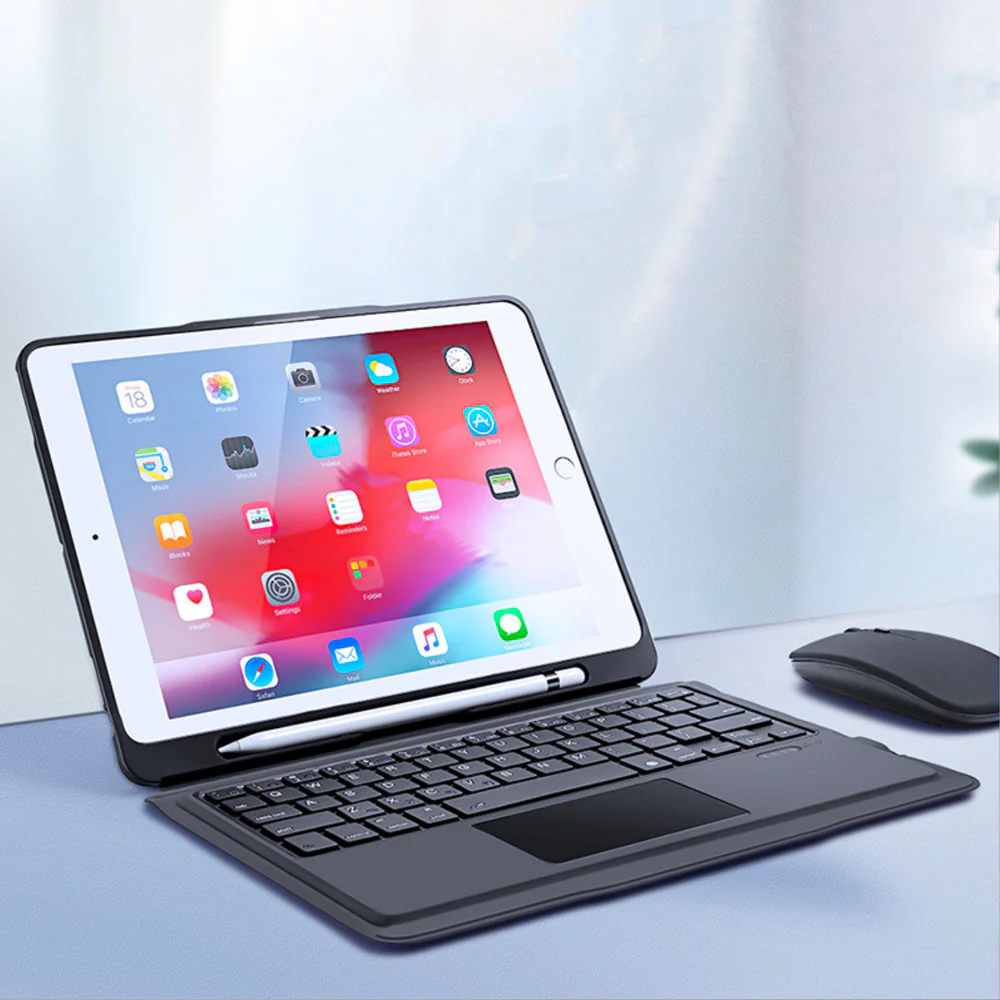 KBA-07 | iPad 10.2 (7th / 8th / 9th Gen.) & iPad Pro 10.5 & iPad Air (3rd Gen.) Magnetic Wireless Keyboard Case with Pencil Holder - Image 5