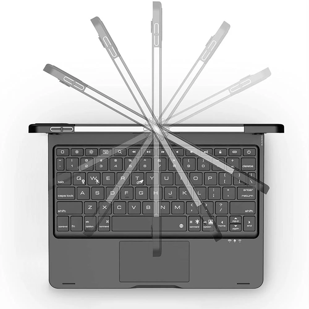 KBA-08_PR75 | iPad Pro 13 (M4) / (M5) & iPad Air 13 (M2) / (M3) / (M4) & iPad Pro 12.9 ( 4th / 5th / 6th Gen. ) | Keyboard Case with Touchpad - Image 8