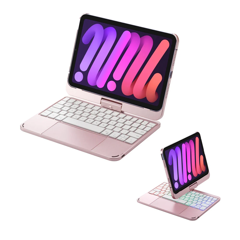 KBA-08_M6 | iPad Mini (A17 Pro) & iPad mini 6 | Keyboard Case with Touchpad - Image 6
