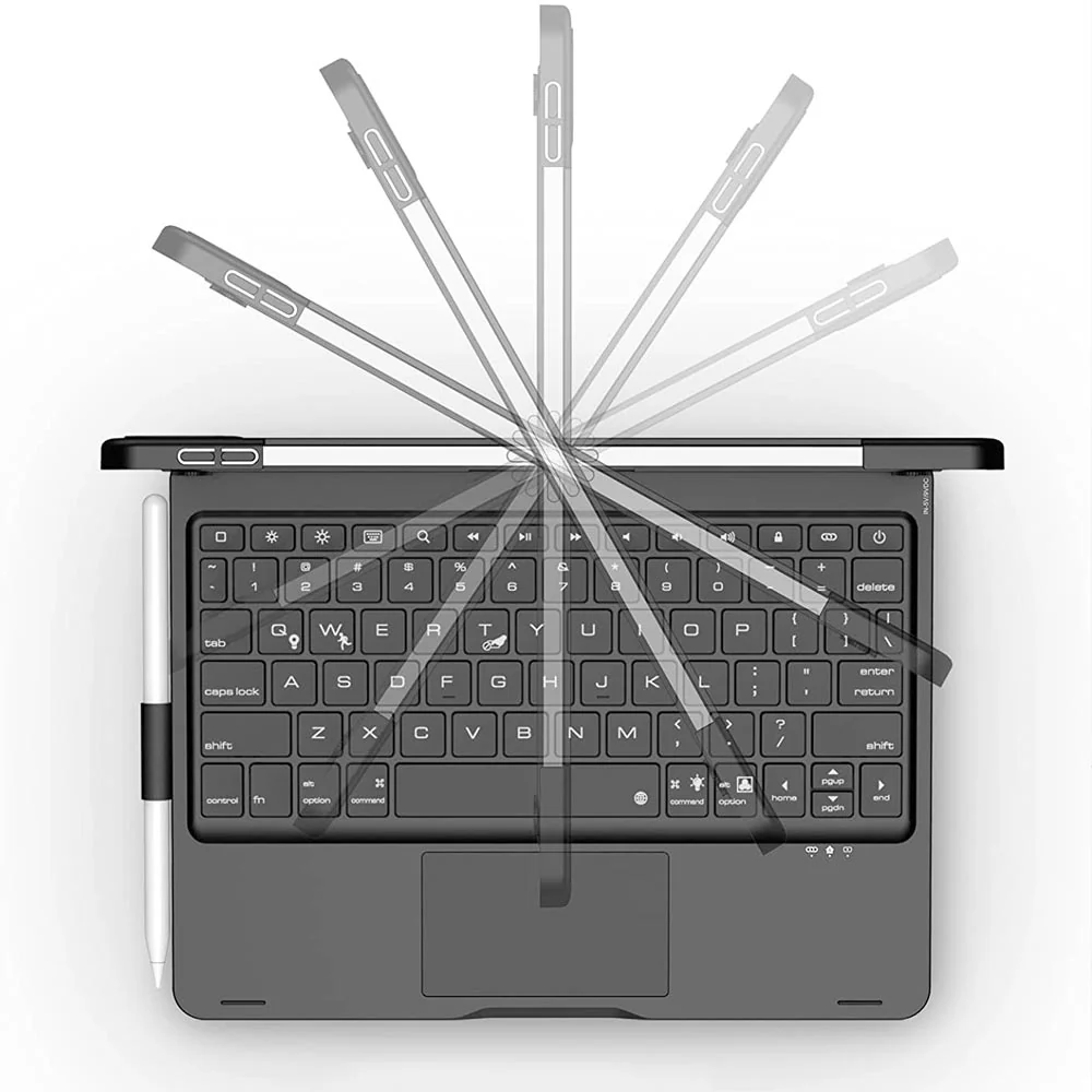 KBA-08_N3 | iPad 10.2 (7th / 8th / 9th Gen.) & iPad Pro 10.5 & iPad Air (3rd Gen.) | Keyboard Case with Touchpad - Image 4
