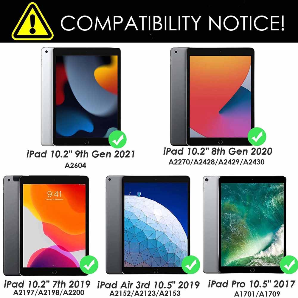 KBA-08_N3 | iPad 10.2 (7th / 8th / 9th Gen.) & iPad Pro 10.5 & iPad Air (3rd Gen.) | Keyboard Case with Touchpad - Image 6