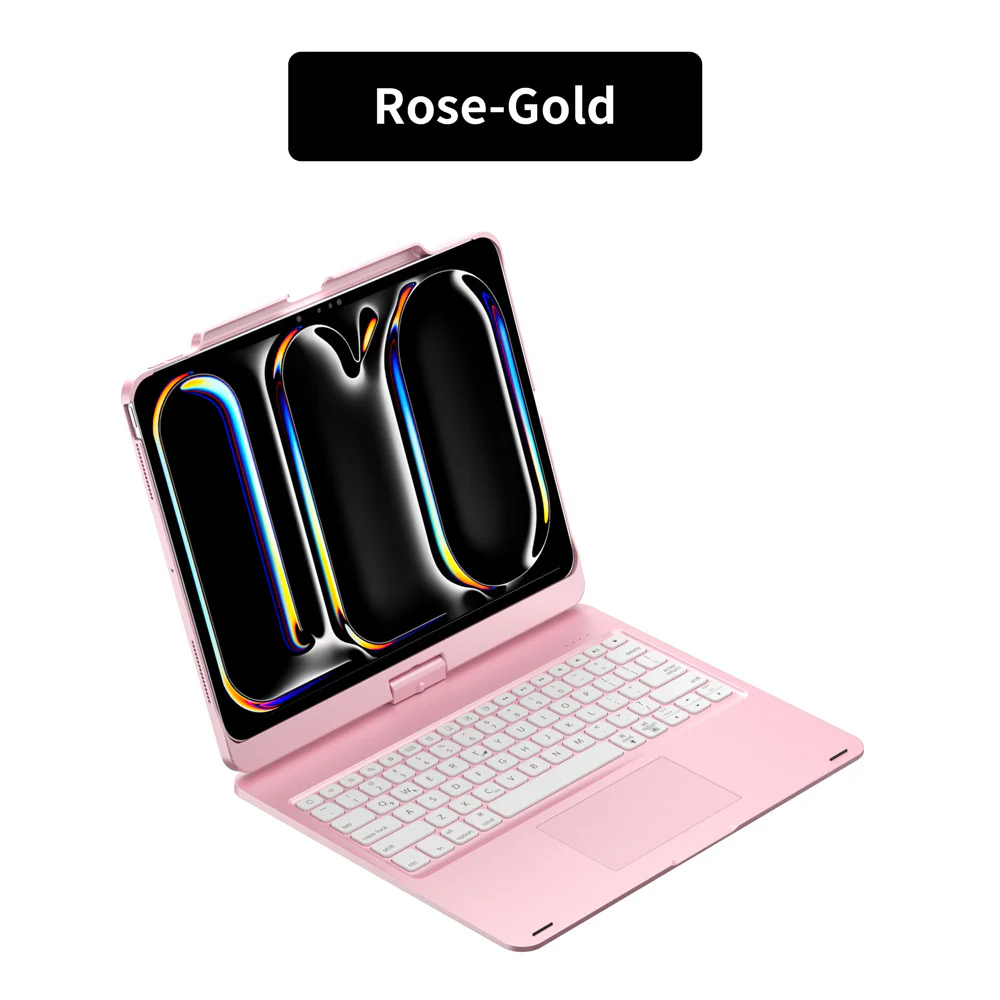 KBA-08_PR75 | iPad Pro 13 (M4) / (M5) & iPad Air 13 (M2) / (M3) / (M4) & iPad Pro 12.9 ( 4th / 5th / 6th Gen. ) | Keyboard Case with Touchpad - Image 11